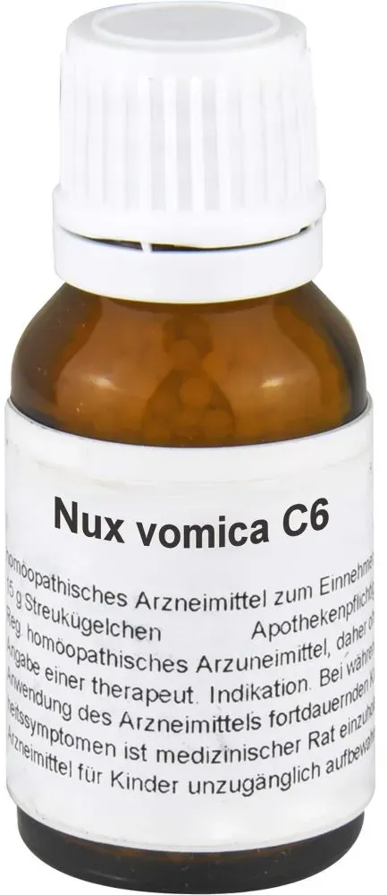 NUX VOMICA C 6 Globuli 15 g