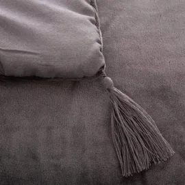 Atmosphera Plaid 80 x 180 cm Grau