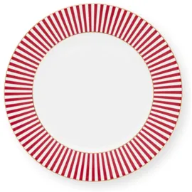 Pip Studio Royal Stripes Brotteller 17 cm pink 1er Set