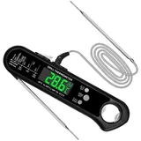 Digitales Fleischthermometer Mit Sofortanzeige Und Zwei Messfühlern Für Die Küche