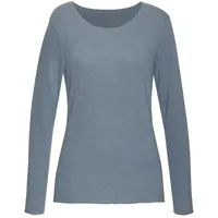 LASCANA Langarmshirt Damen hellblau Gr.36/38