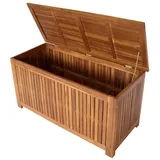 Kissentruhe Vannes - 117 x 50 x 58 - 5 cm - Farbe: Natur - Holztruhe aus geöltem Akazien-Hartholz (FSC zertifiziert)