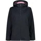 CMP Damen Long Hoodie Parka, antracite-fard, 50 - 50