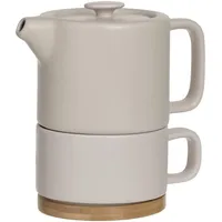 SECRET DE GOURMET - Teekanne mit Tasse in beige Gr.: onesize