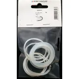 Kirchhoff Siphondichtungs-Sortiment für Spültisch 1 1⁄2"/40 mm, Silikon, 7-teilig Kirchhoff