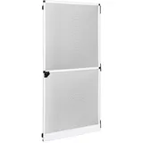 Grafner Insektenschutz Fliegengitter 95x210cm Balkontür Terassentür weiss IS11079
