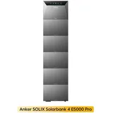 Anker Balkonkraftwerk Anker SOLIX Solarbank 4 E5000 Pro 5kWh All-in-One Stromspeicher, 2500 W, (PV Speicher mit Notstromfunktion, erweiterbar bis 30kWh), mit 0-5x Erweiterungsakku (Optional)