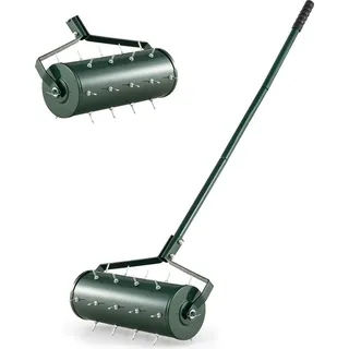 Costway Handvertikutierer Rasenlüfter Walze