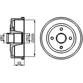 Bosch Bremstrommel 0 986 477 135
