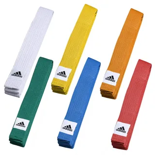 adidas Club, ADIB220D, Gürtel aus Baumwollpiqué, Herren Damen Jungen Unisex, Blanco - White, 300 cm