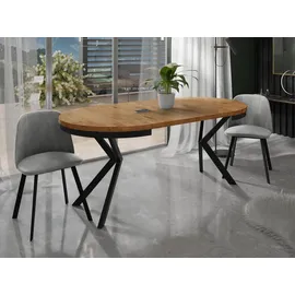 WFL GROUP Lancelot Ø 90 cm braun