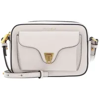 Coccinelle Beat Soft Umhängetasche Leder Beige/White