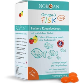 NORSAN GmbH Norsan Omega-3 Fisk Jelly f.Kinder Dragee (s) Vorratspa.