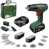 Bosch EasyDrill 18V-40 inkl. 2 x 1,5 Ah + Zubehör Set + Koffer 06039D8007