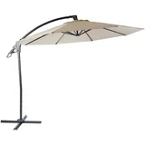MCW Ampelschirm D14 Rund Ø 3m Creme-Weiß ohne Ständer