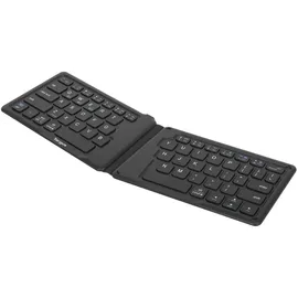 Targus Antimicrobial Folding Ergo Keyboard schwarz, Bluetooth FR (AKF003FR)