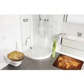 Sanilo WC-Sitz World Map Braun