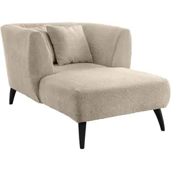Loveseat INOSIGN "Colori", beige, B:108cm H:84cm T:155cm, 100% Polyester, Sessel