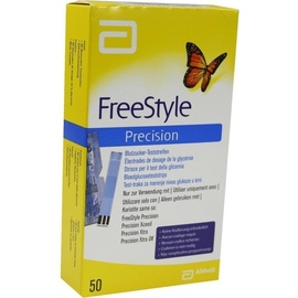Abbott FreeStyle Precision Blutzucker Teststr.o.Codierung 50 St