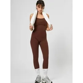 Girlfriend Collective Jumpsuit "Girlfriend Collective one-piece suit The Unitard", Damen, Gr. XL, Normalgrößen, earth, Obermaterial: 79% Polyester, 21% Elasthan, GIRLFRIEND COLLECTIVE, Overalls Jumpsuit