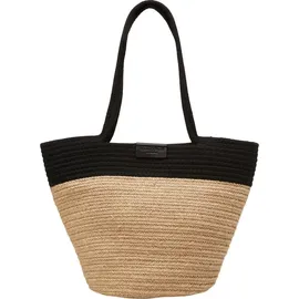 Marc O'Polo Jonna Shopper Jute-Baumwoll-Mix Brown/Black