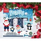 Christmas Cracker 6 Pack - Frosty Football - Family Game Crackers