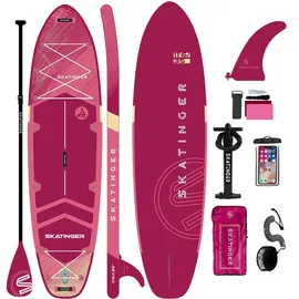skatinger Prana 350 x 89 x 15 cm Rot
