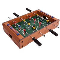 MCW Mini Fußballkicker MCW-J68, Tischspiel Tischkicker inklusive Zubehör, Holz 51x31x10cm