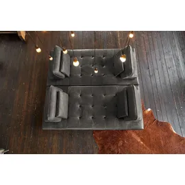 KAWOLA Ecksofa Wiolo Leder grau
