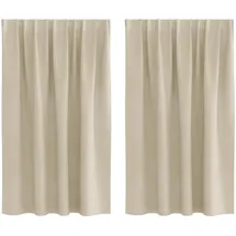 vidaXL vidaXL, Vorhang, Gardinen (140 x 140 cm)