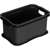 Rotho Aufbewahrungsbox Agilo A5 6 L schwarz 29 x 19 x 15,5 cm (L x B x H) Boxen, Körbchen - Kisten
