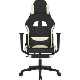 vidaXL Gaming-Stuhl mit Fußstütze Schwarz PC
