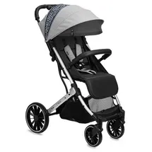 MOMI ESTELLE PLUS LIGHT Kinderwagen ab 6. Monat (bis 22 kg), klappbarer Buggy mit 5-Punkt-Sicherheitsgurt, Einkaufskorb und Liegefunktion, Teleskop-Stange zum Ziehen, steht nach dem Zusammenklappen
