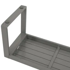 DEGAMO Brescia 138 x 45 x 0 cm Silbergrau