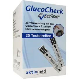 aktivmed GlucoCheck Excellent Teststreifen 25 St.