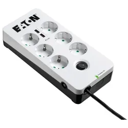 Eaton Steckdosenleiste 6-fach mit USB-Anschlüsse und Schalter 1.5m weiß