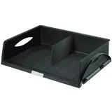 Leitz Leitz, Ablagekorb Jumbo, A3 quer, Polystyrol, schwarz Packung mit 6 Stück