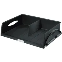 Leitz Leitz, Ablagekorb Jumbo, A3 quer, Polystyrol, schwarz Packung mit 6 Stück