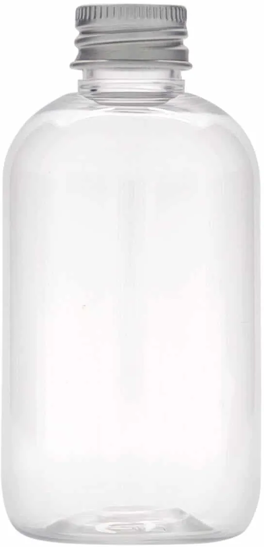 100 ml Bottiglia PET 'Boston', plastica, imboccatura: GPI 20/410