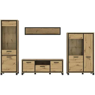 Forte Trondheim Artisan Eiche Dekor - Schwarz