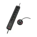 Brennenstuhl Eco-Line Comfort Switch Steckdosenleiste mit Schalter 6fach Schwarz 1 St.