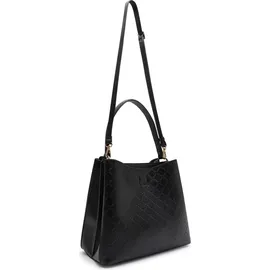 L.Credi Filberta Schultertasche Polyurethan Black