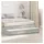 vidaXL Nachtschrank 140 x 36,5 x 16,5 cm Grau