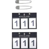 Kingsland Startnummern Classic 2er Pack Blau