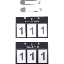 Kingsland Startnummern Classic 2er Pack Blau