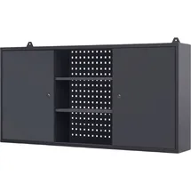 Jan Nowak Hängeschrank Metall 60x120x20 cm grau abschließbar