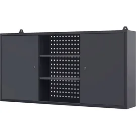 Jan Nowak Hängeschrank Metall 60x120x20 cm grau abschließbar