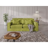 Home Affaire 4-Sitzer »ALISSAS mit vielen Kissen, Biesen an den Kissen«, grün