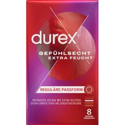 Durex Gefühlsecht Extra Feucht Kondome 8ST