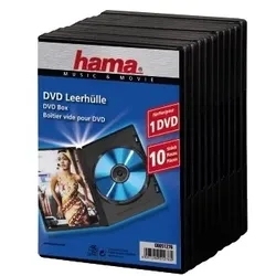Hama 00051276 CD-Hülle Schmuckschatulle 1 Disks Schwarz